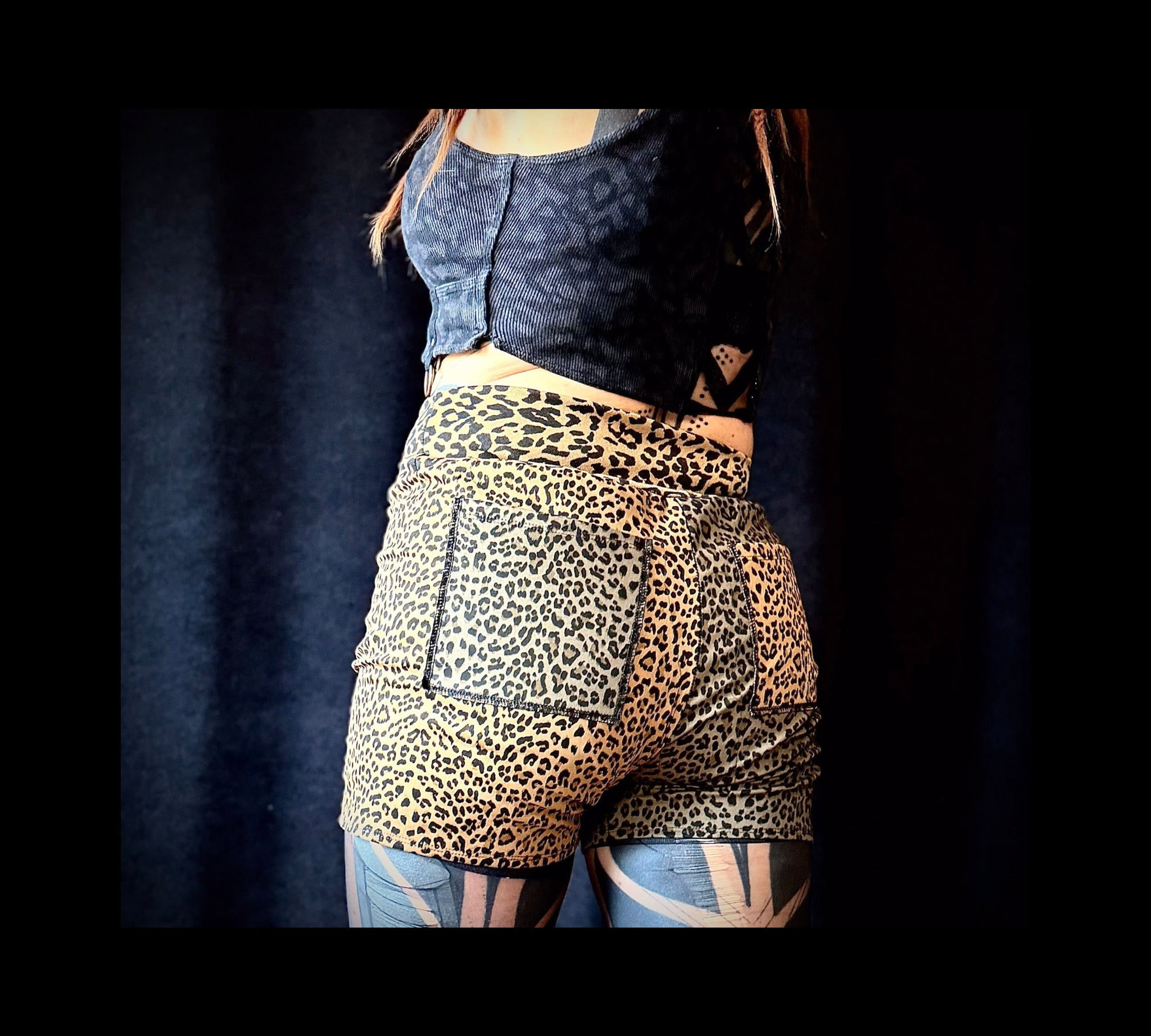 Jeans Stretch Hose Leo mit Po-Taschen