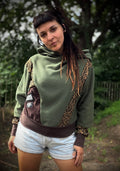 Earth Hoodie Fleece Olive