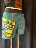 Kurze Cord Sommerhose *Kein Mensch ist illegal* | Short Cord Summer pants