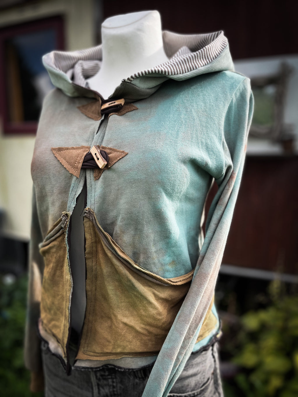 Blue „Flower of love“ Summer Jacket