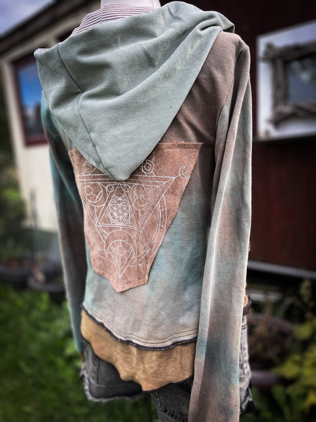 Blue „Flower of love“ Summer Jacket
