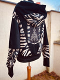 Oversize Jacke Zebra