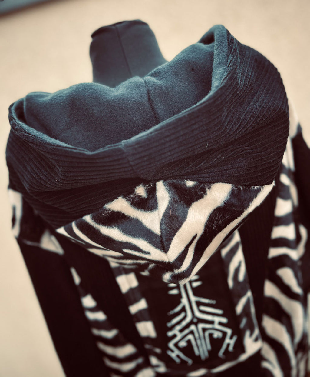 Oversize Jacke Zebra