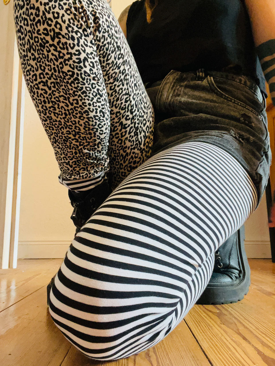Leggings - Leo/stripes