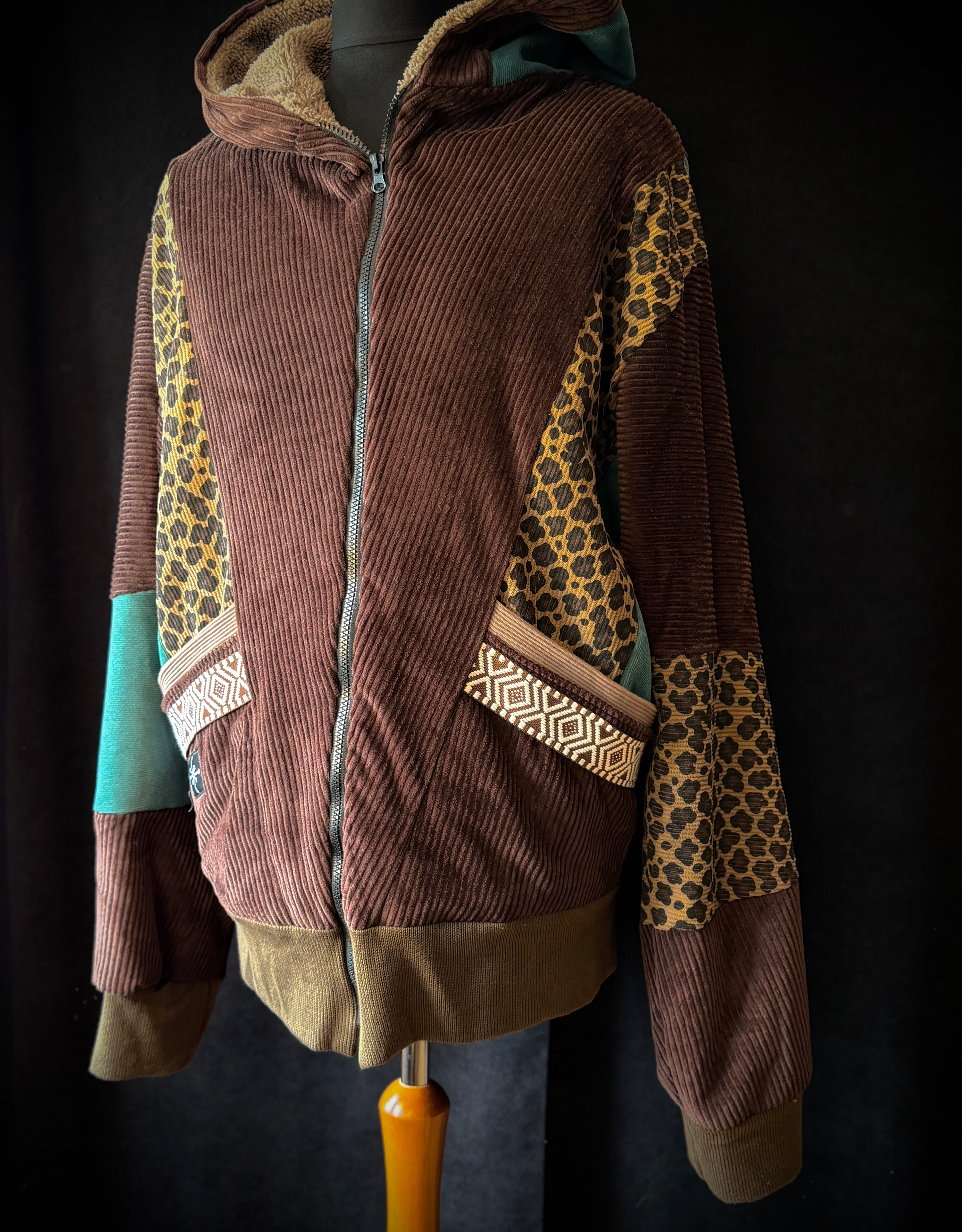 Männerjacke Brown Leo Petrol | Men's Jacket Moth