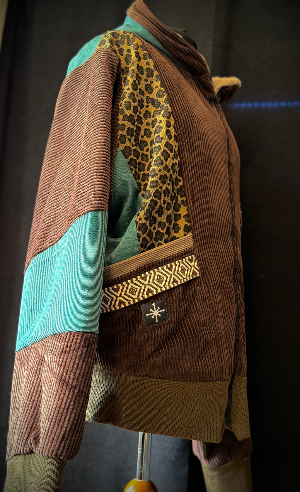 Männerjacke Brown Leo Petrol | Men's Jacket Moth