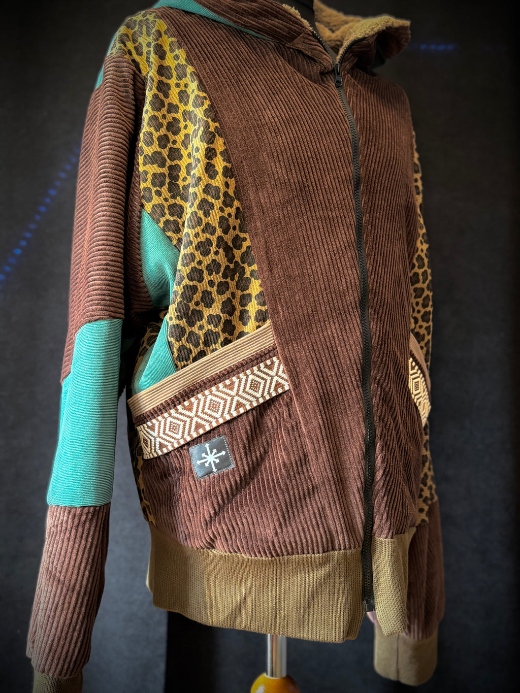 Männerjacke Brown Leo Petrol | Men's Jacket Moth