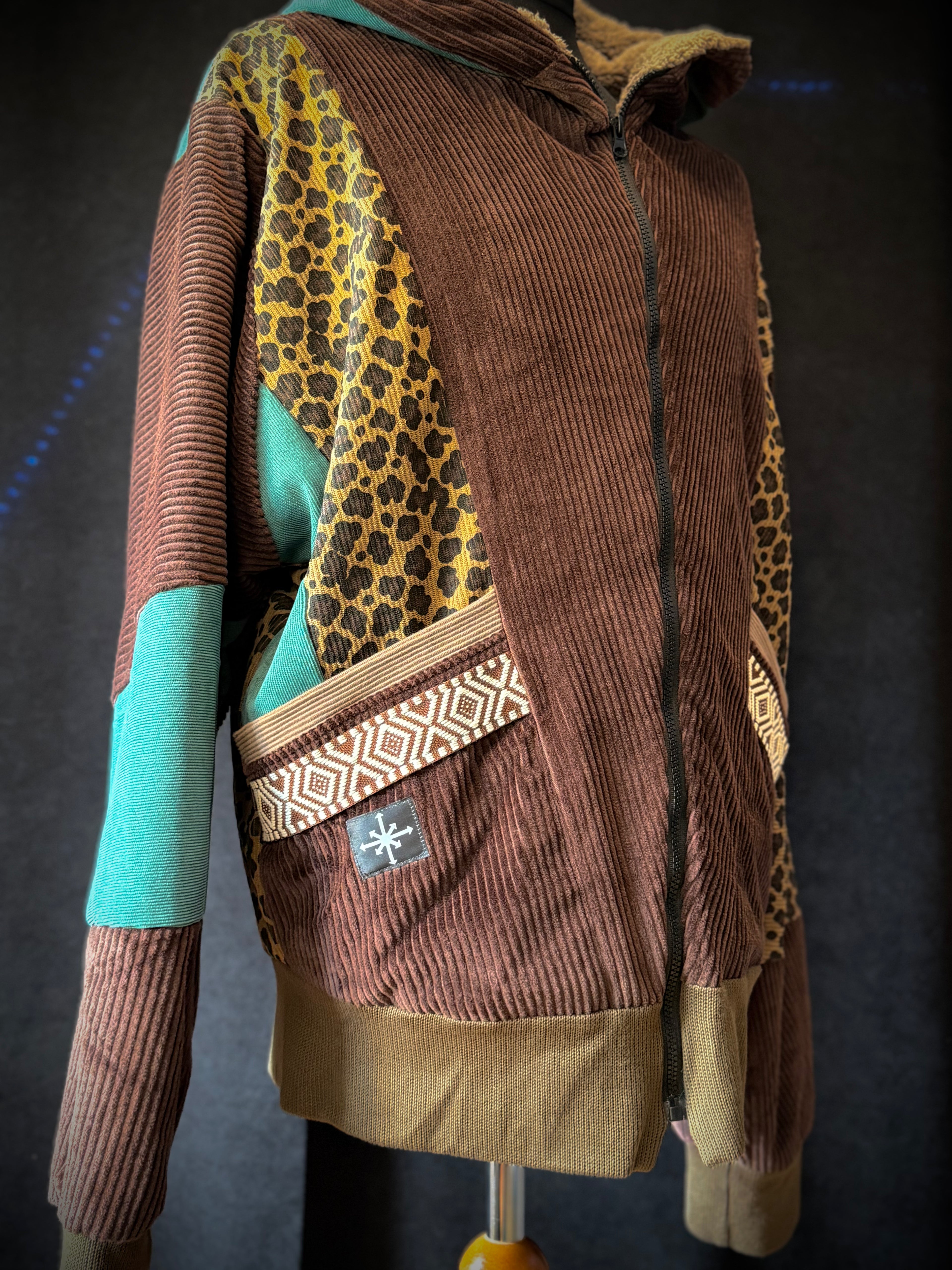 Männerjacke Brown Leo Petrol | Men's Jacket Moth