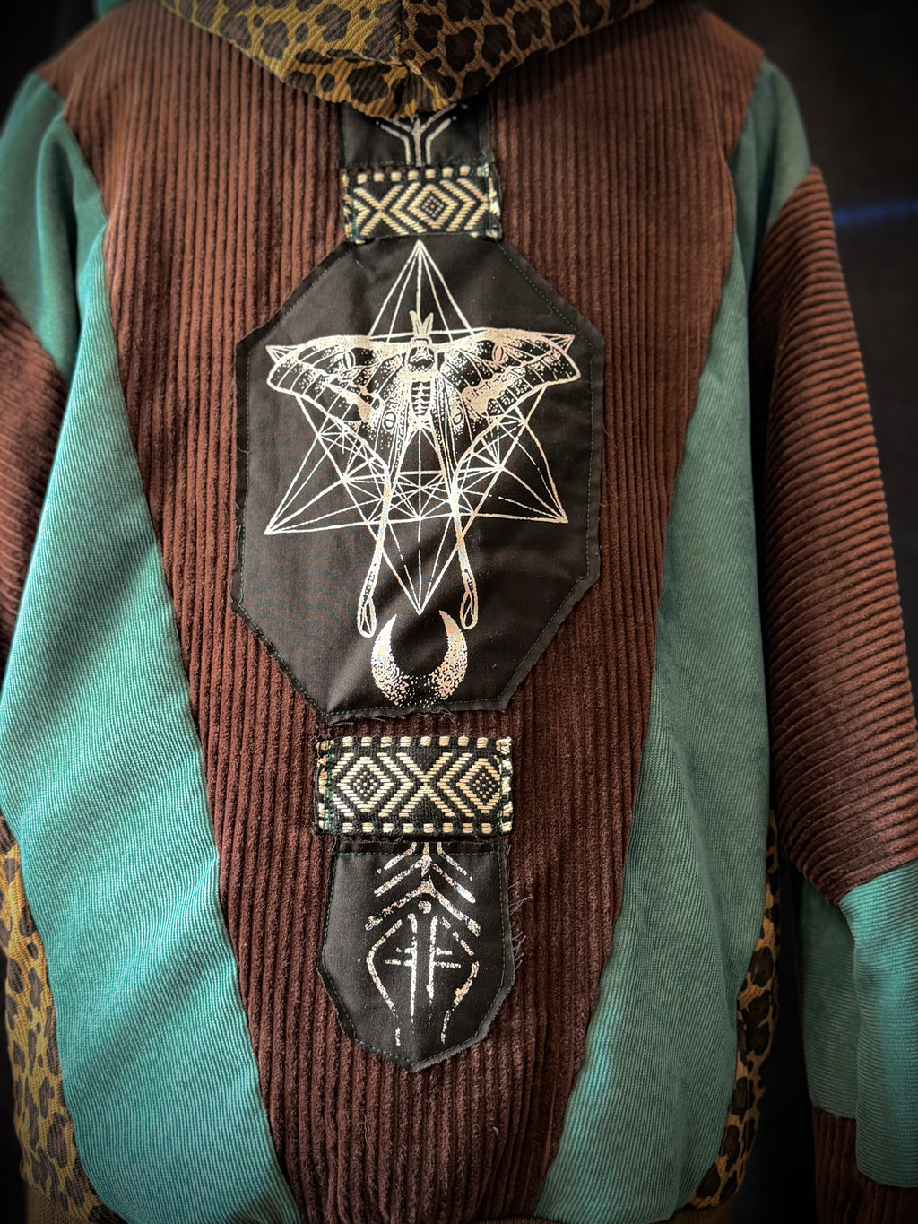Männerjacke Brown Leo Petrol | Men's Jacket Moth