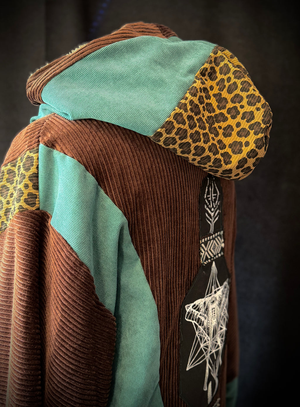 Männerjacke Brown Leo Petrol | Men's Jacket Moth